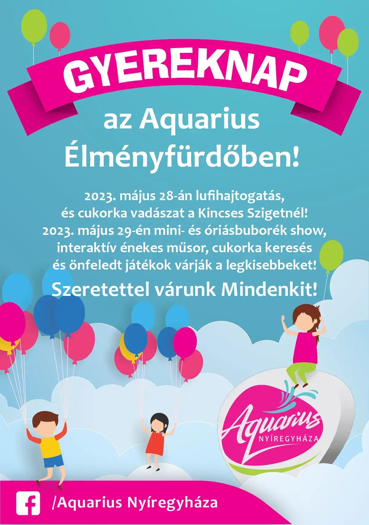 Children's Day at Aquarius Adventure Bath!