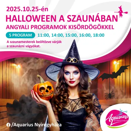 Halloween a Szaunában