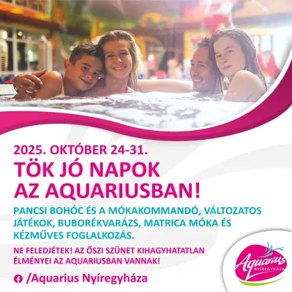 Tök Jó Napok az Aquariusban!