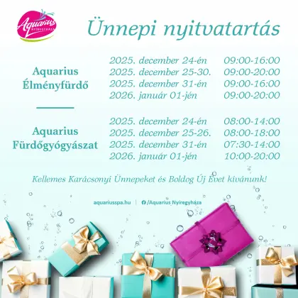 Ünnepi nyitvatartás