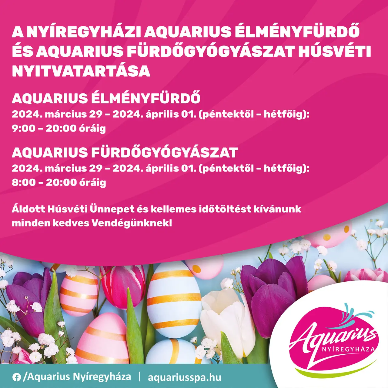 The Aquarius is also open during the Easter holiday!