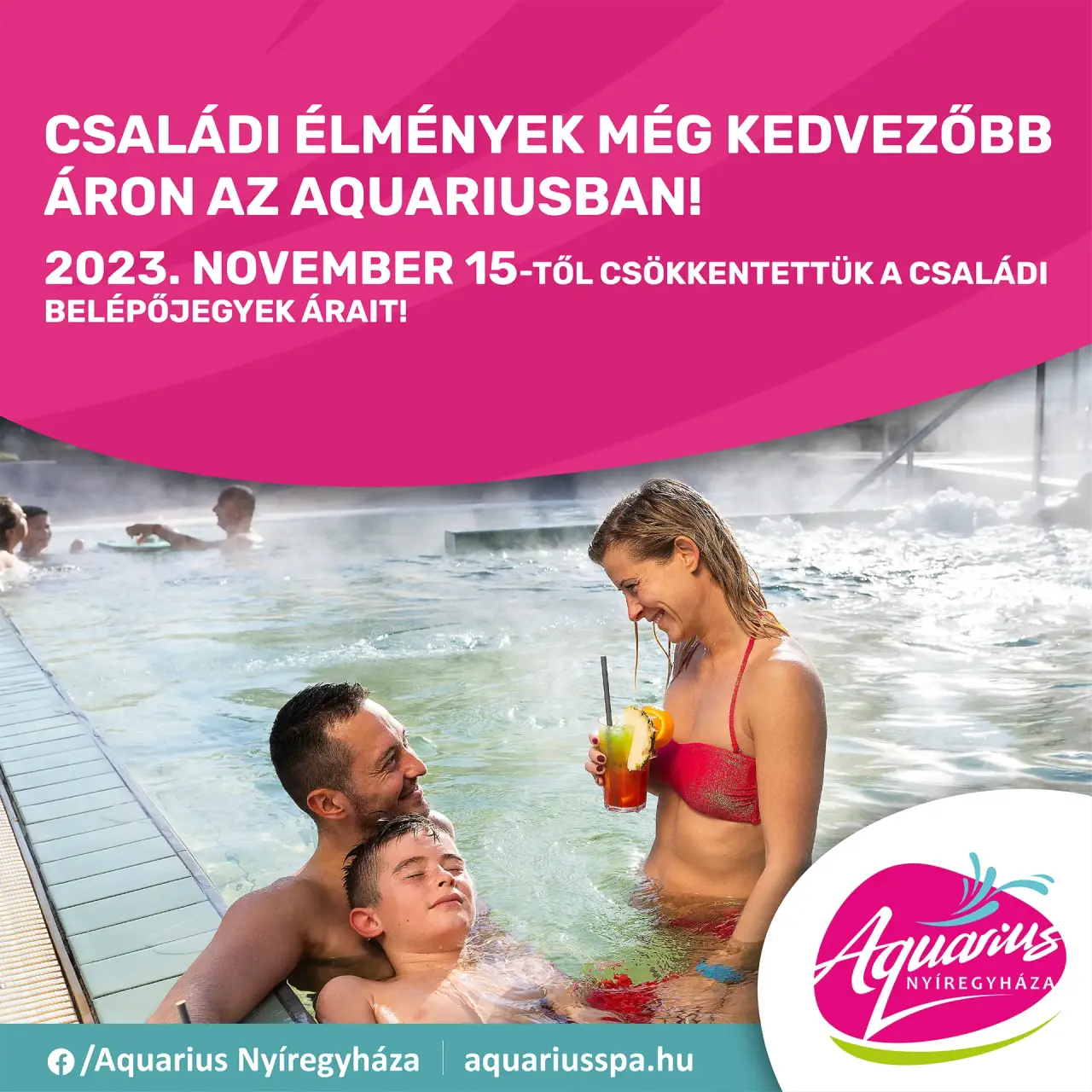 Family experiences at an even more affordable price at Aquarius!