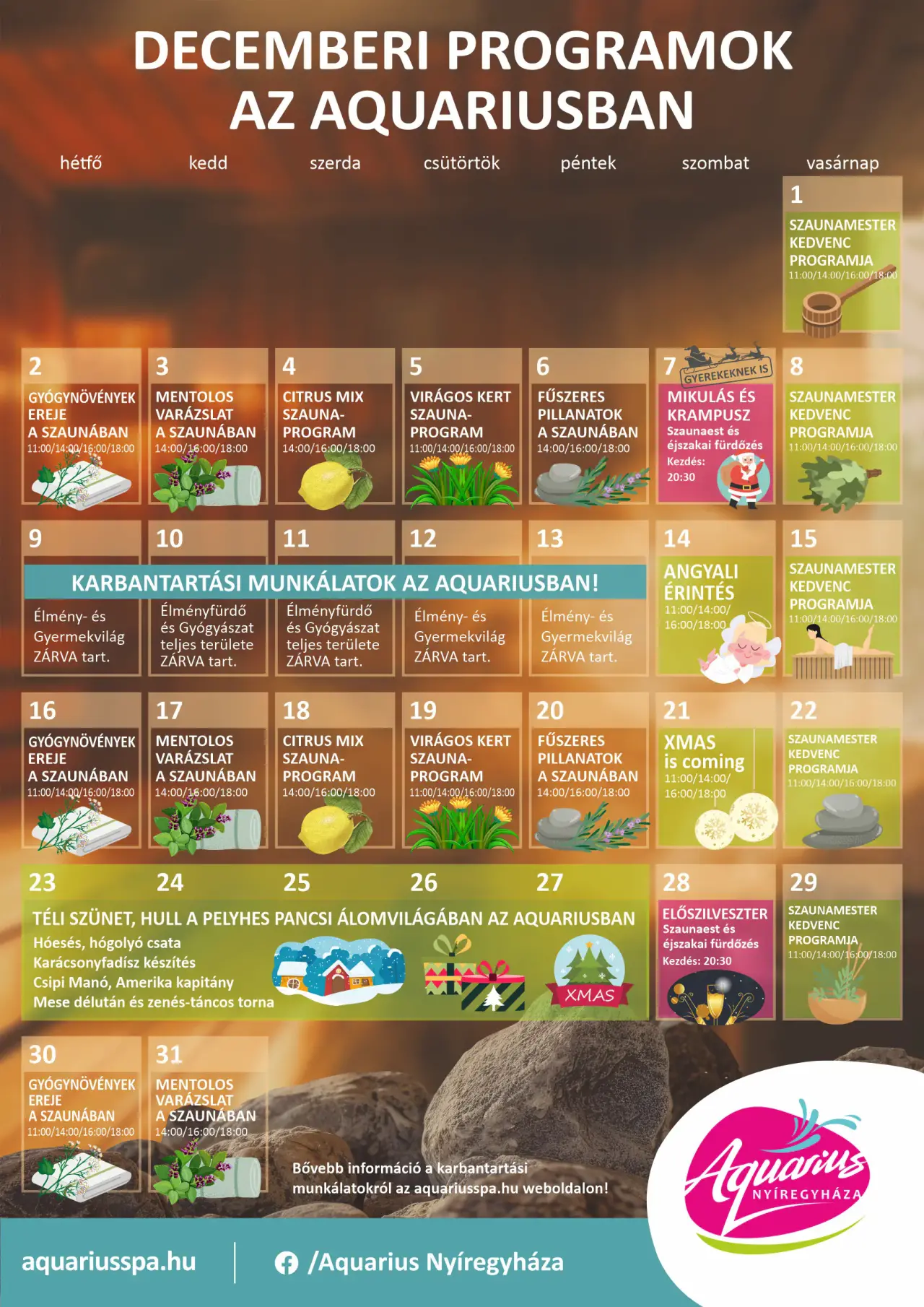 December gifts at Aquarius