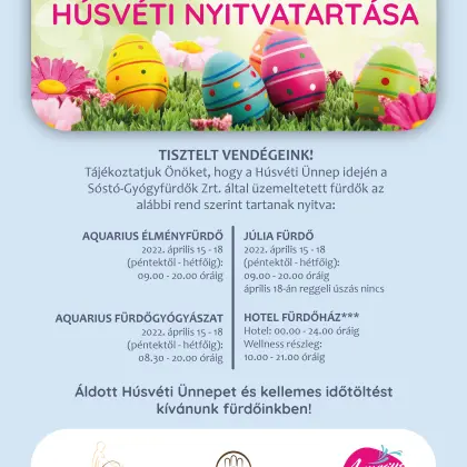 Our baths will also be open during the Easter holiday.