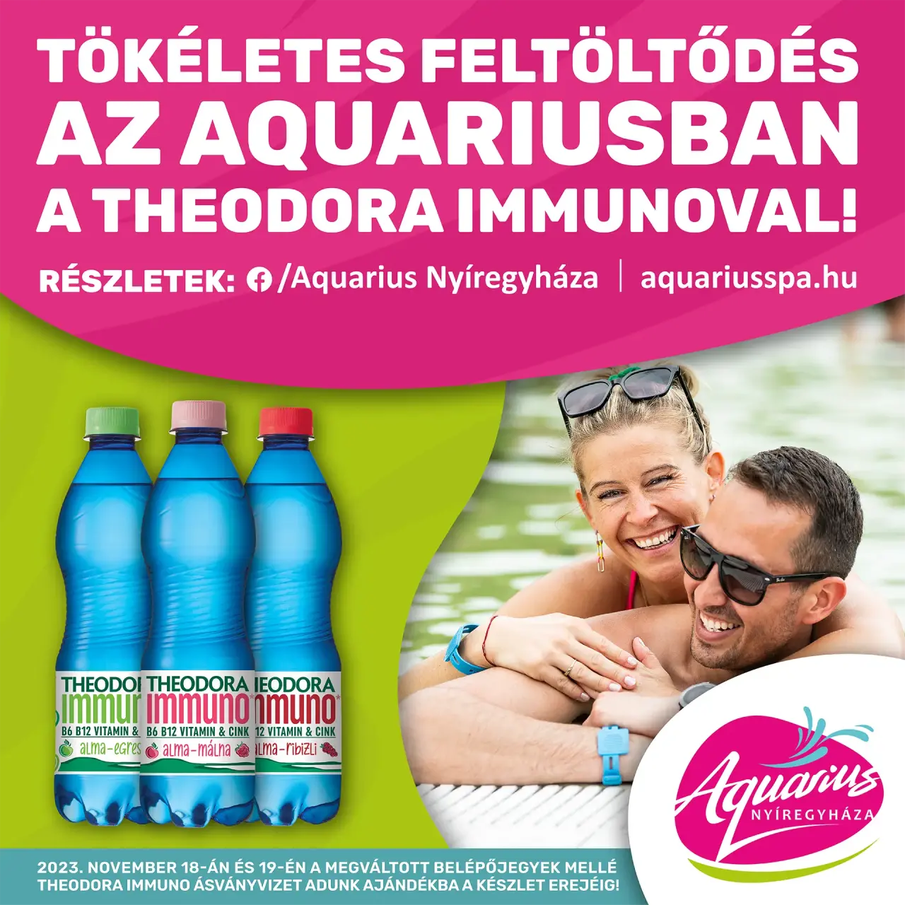 Încărcare perfectă cu Theodora Immuno la Aquarius!