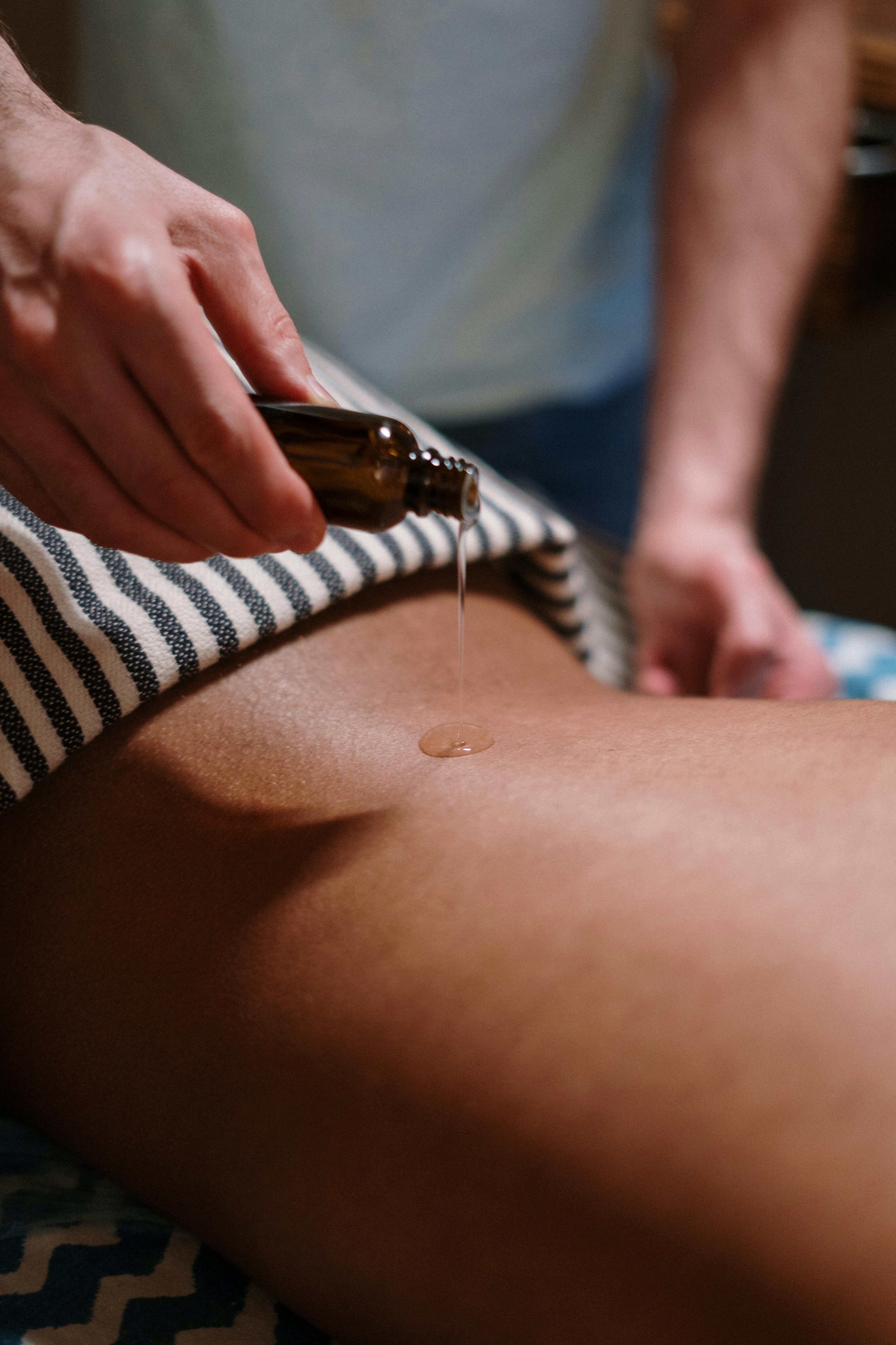 Aromatherapy oil massage