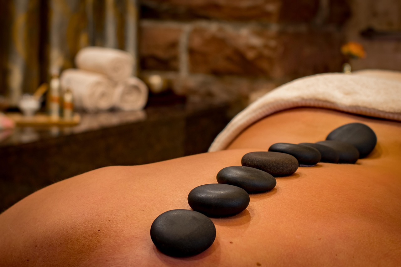 Lava stone massage